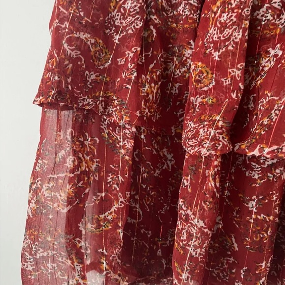 Studio Shirred Mini Chiffon Skirt size 8/10 - Picture 2 of 4